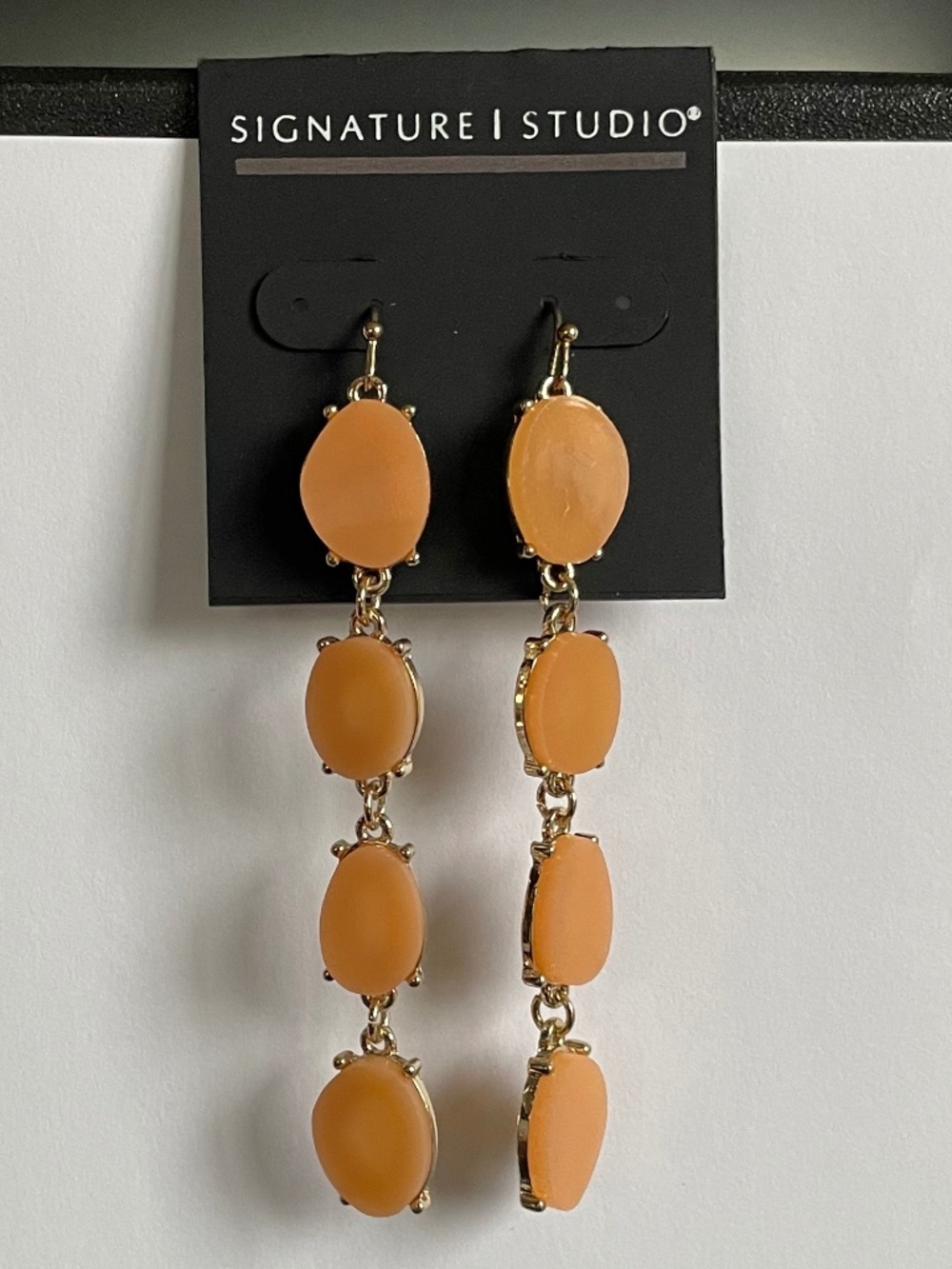 NWT signature Studio 3” Dangle Earrings (Pierced)